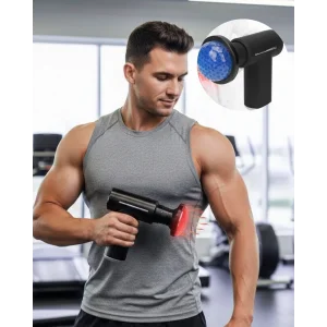 Şarjlı Masaj Tabancası Sıcak Soğuk Terapi Sessiz Güçlü Motorlu