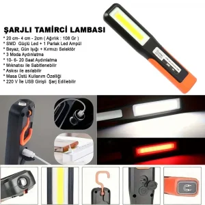 Şarjlı Tamirci Lambası  Wt-297