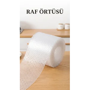 Şeffaf Kaydırmaz PVC Dolap İçi Raf Örtüsü 45x300 cm