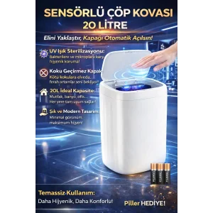 Sensörlü Teknolojik Çöp Kovası
