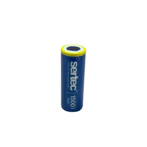 Sertec 3.7v Li-ion 18500 1500 Mah 1c Şarjlı Pil