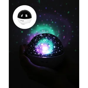 Sesle Tepki Veren Yıldız Projektör Oda Lambası
