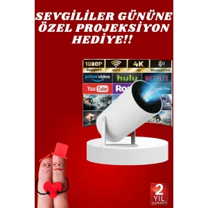 Sevgiliye Özel Hediye Ayaklı Sinema Projektörü Projeksiyon