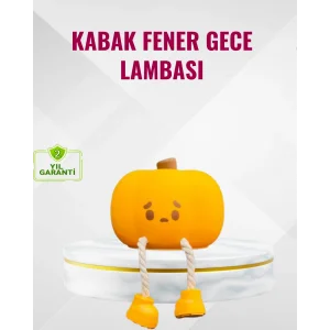 Silikon Pumpkin Night Light Telefon Tutuculu LED Lamba