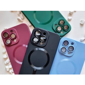 (Siyah) iPhone 13 Pro Max – Kılıf Kamera Korumalı Magsafe Wireless Şarj Özellikli