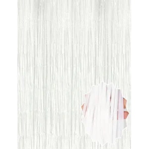 Soft Beyaz Renk Duvar Ve Kapı Perdesi İthal 100x200 Cm