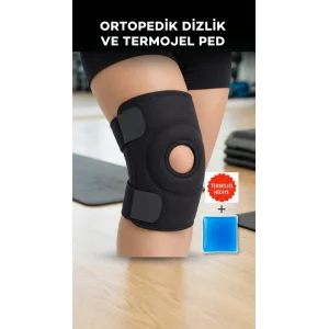 Sporcu Diz Korsesi Çapraz Bağ Destek Termojel Hediyeli