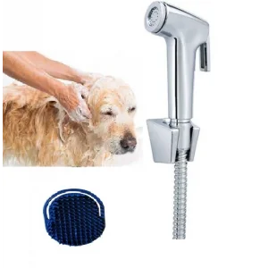 Sprey El Duşu Kedi Köpek Yıkama Tabancası Seti ve Kedi Köpek Yıkama Tarağı