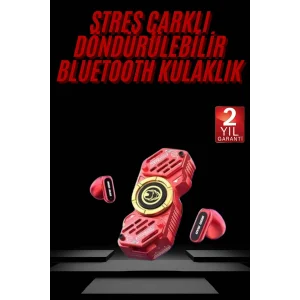 Stres Çarklı Oyuncu Kulaklığı Güçlü Bass Gamer Bluetooth Kulaklık Kablosuz