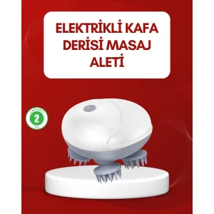 Su Geçirmez Elektrikli Kafa Masaj Cihazı IPX7