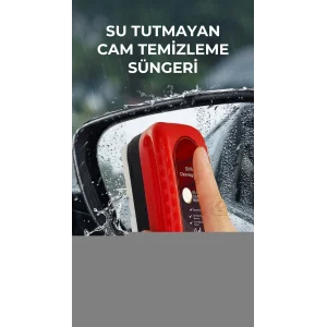 Su İz Bırakmayan Araç Camı Temizleme Süngeri, Pratik Kullanım