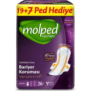 SüperNight Süper Gece Ped 26 Adet