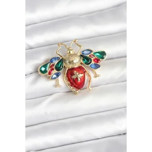 Süslü Arı Model Broş