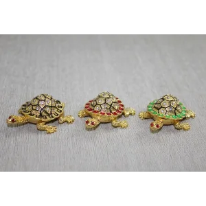 Swaroski Minik Kaplumbağa Figürü Alk3867