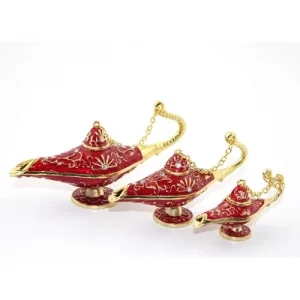 Swarovski Taşlı 3lü Alaaddin Lambası