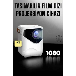 Taşınabilir Android Projeksiyon Wifi Destekli 4K Multimedia Tabanlı Ev Ve Ofis Tipi