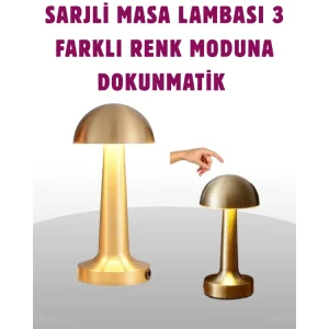 Taşınabilir Dokunmatik LED Lamba – Sıcak & Soğuk Işık Ayarı