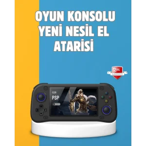 Taşınabilir El Tipi Oyun Konsolu Çoklu Emülatör Destekli 64GB