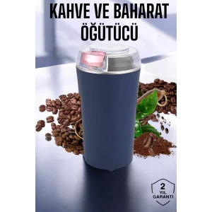 Taşınabilir Kahve & Baharat Öğütücü, Kolay Temizlenebilir ve Uzun Ömürlü Paslanmaz Çelik