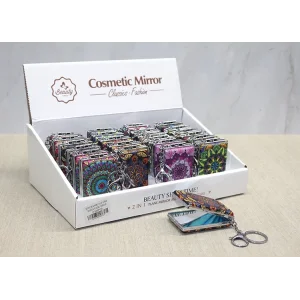 Taşlı El Aynası Anahtarlık Alk3768