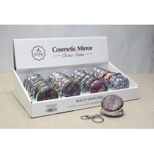 Taşlı El Aynası Anahtarlık Model 10