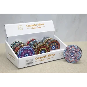 Taşlı El Aynası Yuvarlak İnce Model 5