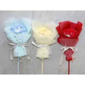 Tekli El Örgüsü Çiçek Buketi Alk4969