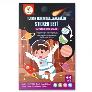 Tekrar Kullanılabilen Sticker Seti Space