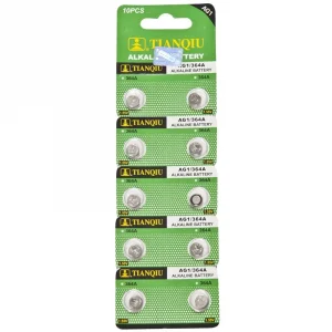 TıanQıu Ag1 Lr621/364 Alkalin 10lu Düğme Pil