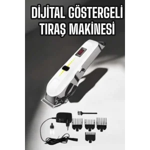 Tıraş Makinesi Uzun Ömürlü Batarya, Keskin Bıçaklar ve Profesyonel