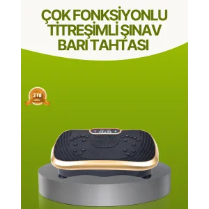 Titreşimli Egzersiz Platformu Evde Fitness ve Kas Güçlendirme