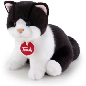 Trudi Peluş Siyah Beyaz Kedi 20 cm
