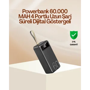 Tüm Cihazlara Uyumlu Çoklu Çıkışlı Powerbank