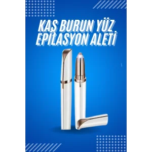 Tüy Kıl Alma Kaş Bıyık Unisex Yüz Bakım Epilasyon Aleti Pilli