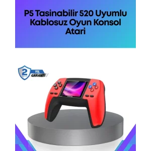 TV Bağlantılı 520 Oyunlu P5 Retro GamePad Konsol
