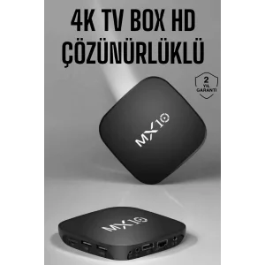 TV Box HD Çözünürlüklü 4 Çekirdekli 8 GB Dahili Hafıza Android Uyumlu