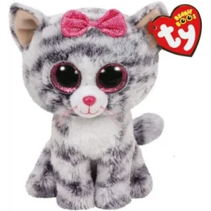 TY Kiki - Grey Cat Reg 15 cm