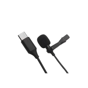 Type-c 2 Metre Double Mikrofon - Siyah