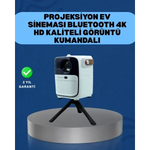 Ultra HD Çözünürlüklü Taşınabilir Projektör – 1920x1080 Piksel Görüntü Kalitesi