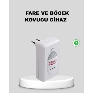 Ultrasonik Haşere Kovucu Cihaz – Sessiz, Kimyasalsız ve Etkili Koruma