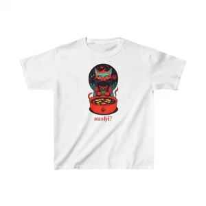 Unisex Çocuk Baskılı T-Shirt - Beyaz