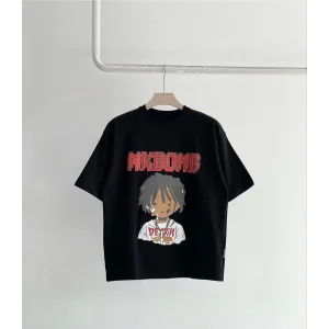 Unisex Çocuk Baskılı T-Shirt - Siyah