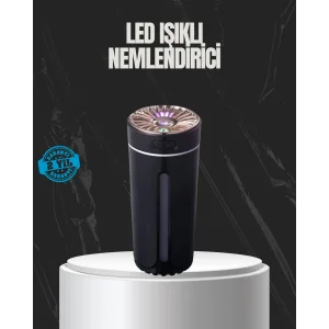 USB Aromaterapi Difüzör Ultrasonik Hava Nemlendirici LED Gece Lambalı