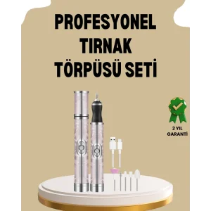 USB Şarjlı Profesyonel 20.000 RPM Elektrikli Oje Sökücü ve Tırnak Bakım Aleti