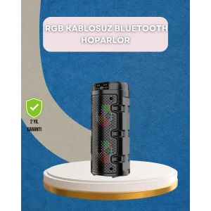 USB, SD Kart ve AUX Girişli Taşınabilir Hoparlör