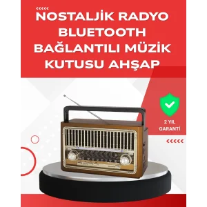 USB ve Hafıza Kart Girişli Radyo Hoparlör