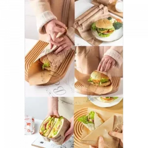 Vintage Gazete Desenli Sunum Kağıdı 50 Adet