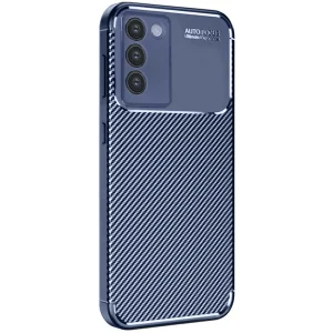 Vivo V30 Lite 4g Kılıf Auto Focus Karbon Kapak - Lacivert
