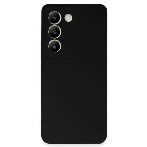 Vivo V30 Lite 4g Kılıf First Silikon - Siyah