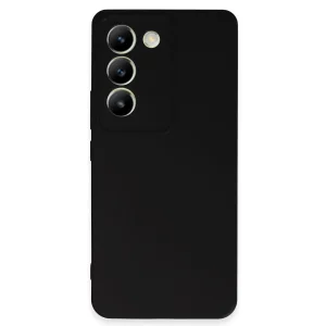 Vivo V30 Lite 4g Kılıf First Silikon - Siyah